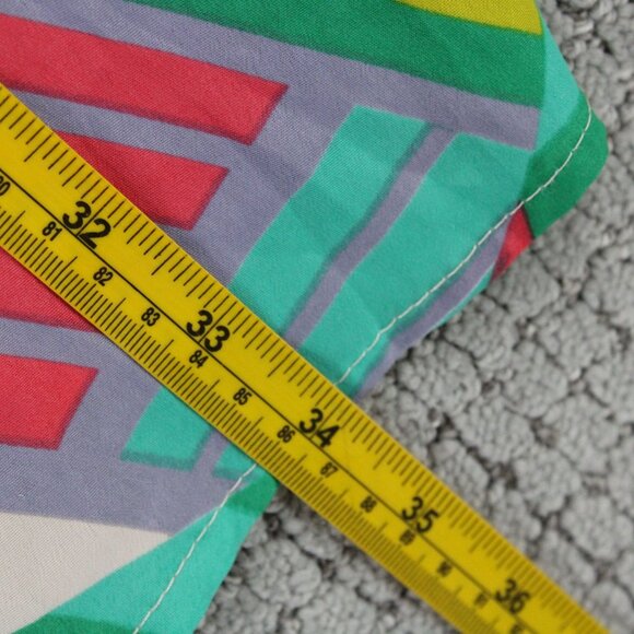Jealous Tomato Tunic Top Womens Small S Designer Multicolor Geometrical Pattern - Picture 9 of 10